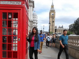 Foto enfrente del Big Ben